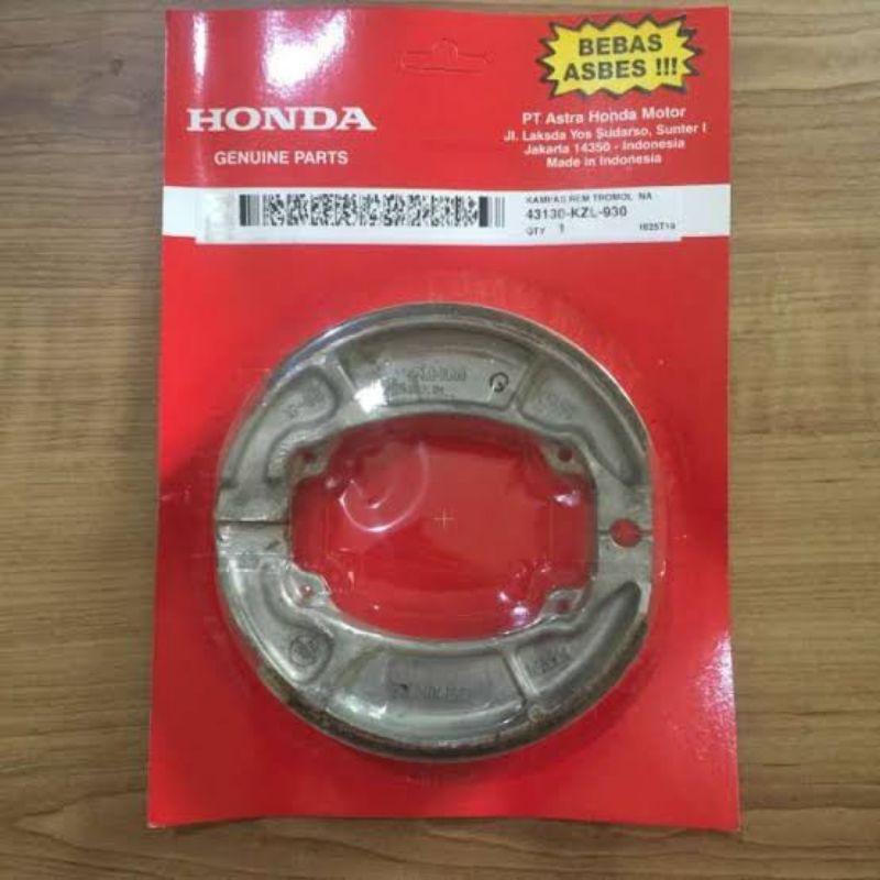 43130-KZL-930 Kanvas Rem Tromol Belakang  Matic Original Honda
