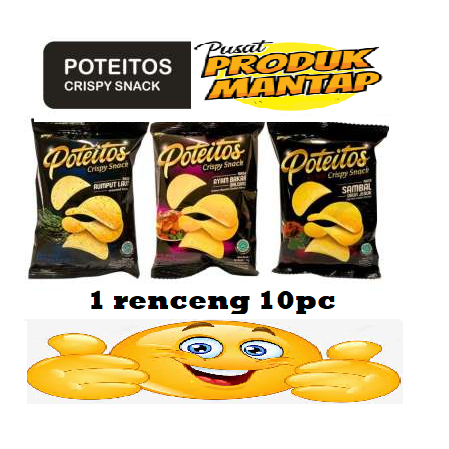 

Poteitos crispy snack 1 rcg isi 10 pc
