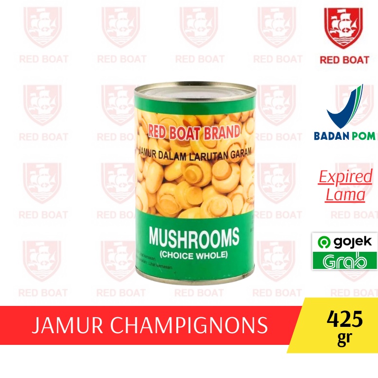 

Terkini Jamur Kancing Kaleng Red Boat Brand 425gr Moku Mushrooms Champignons