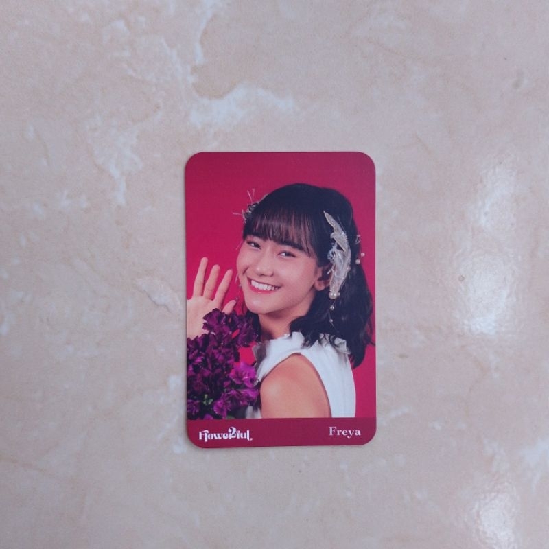 Photocard Freya JKT48 - Flowerfull