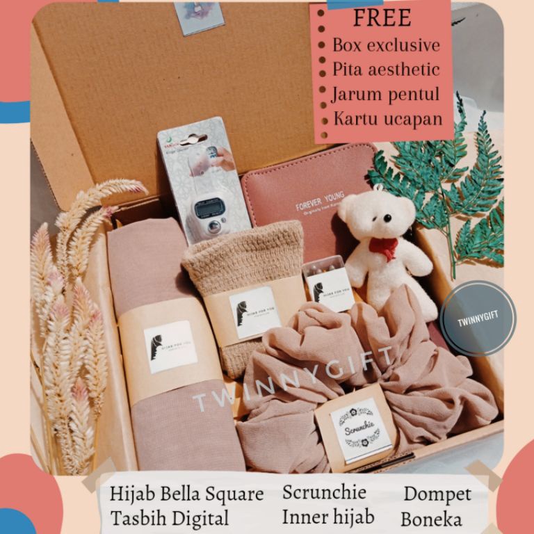 

Booming HAMPERS HADIAH KADO ULANG TAHUN GIFT BOX CEWEK HIJAB ULANG TAHUN LEBARAN WISUDA