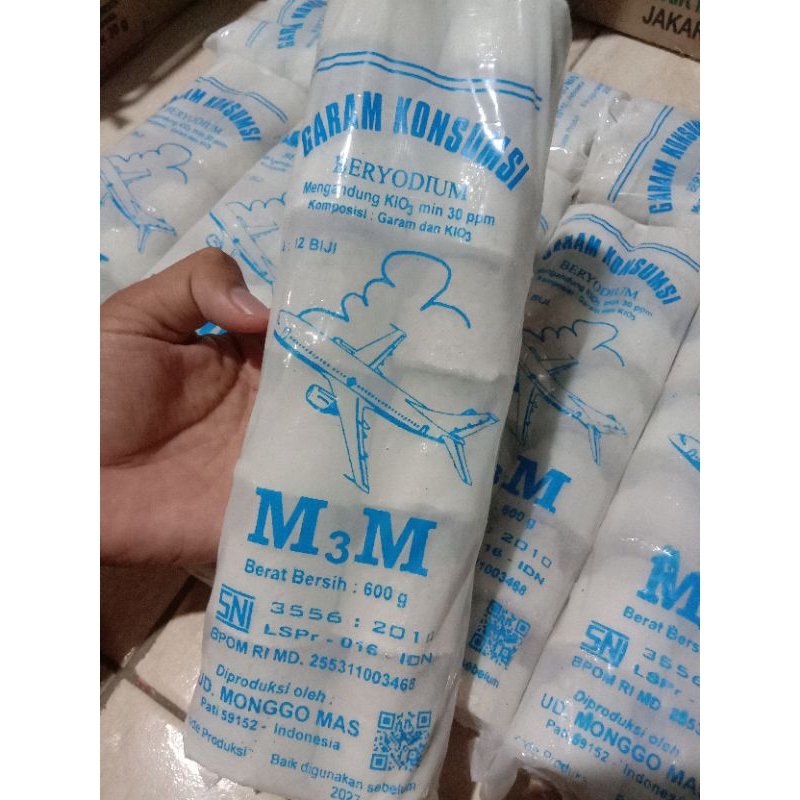 

Garam konsumsi/bata super beryodium 600 gram