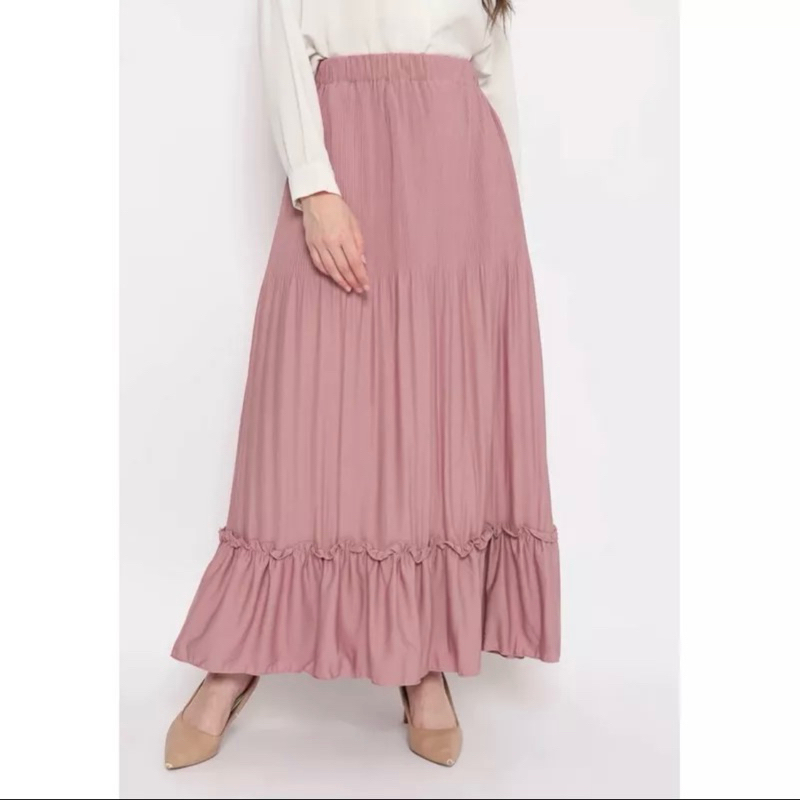 NEW DRES PLISKET MAYUNG-ROK WANITA PLISKET
