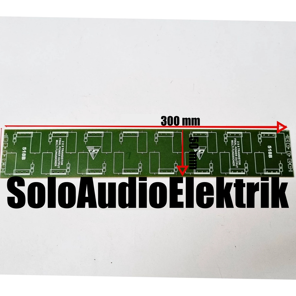 PCB Transistor Final Power Amplifier 8 Set 2 Baris dan 4 Set 1 Baris