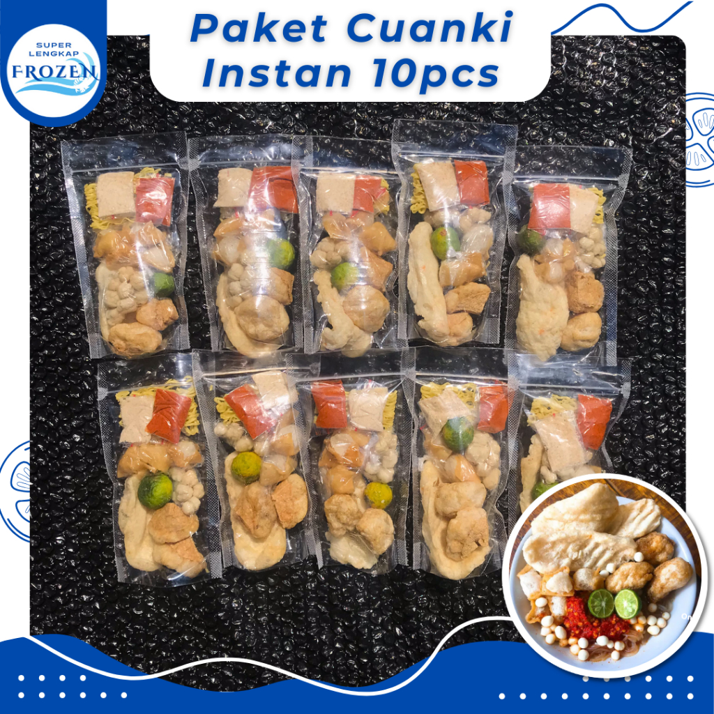 

Paket Cuanki Instan isi 10pcs / Paket Cuanki Instan Homemade