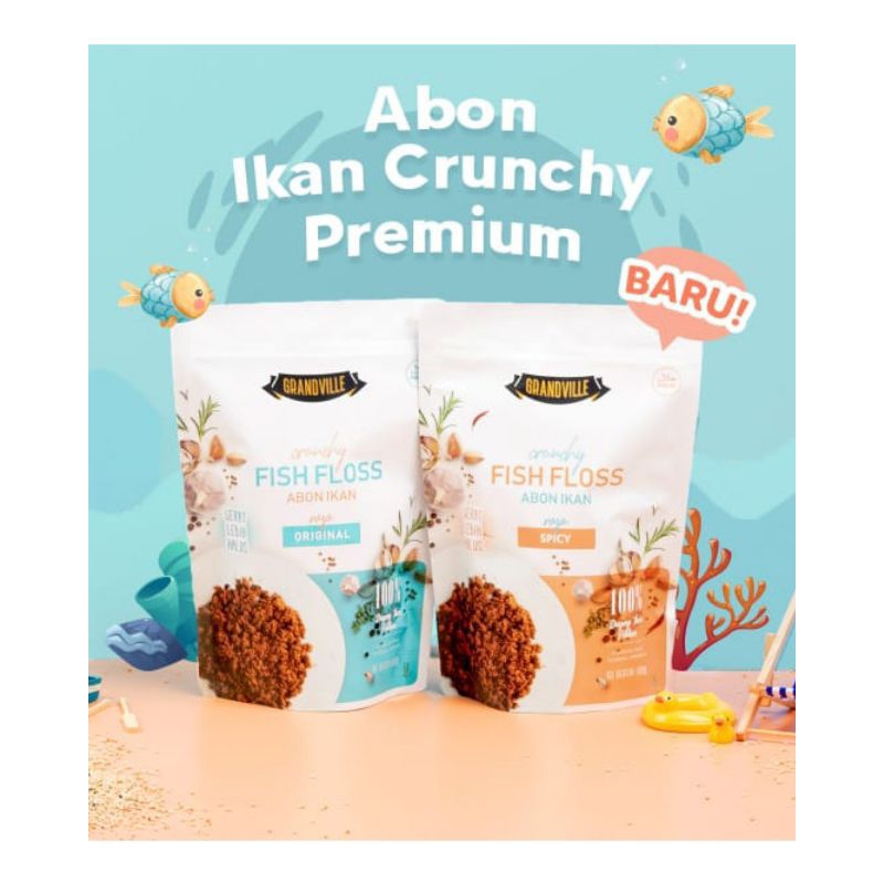 

GRANDVILLE Abon Sapi, Ayam tanpa MSG 100gr