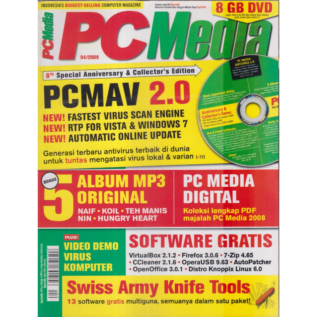 MAJALAH PC MEDIA APRIL 2009