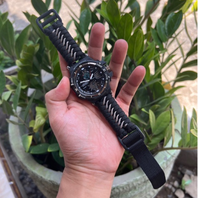 Jam Tangan Sport Adventure Pria Cotrek Amazfit Dengan Strap Fishtail Pengait Webbing Adjustable Nabn