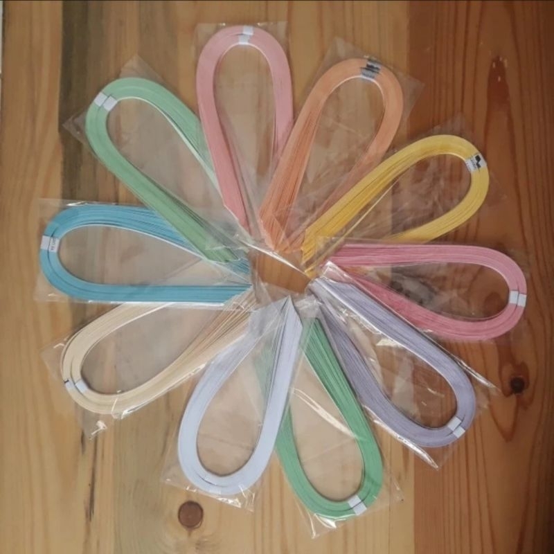 

Kertas Paper Quilling Soft Coulor 5 mm 70 GSM