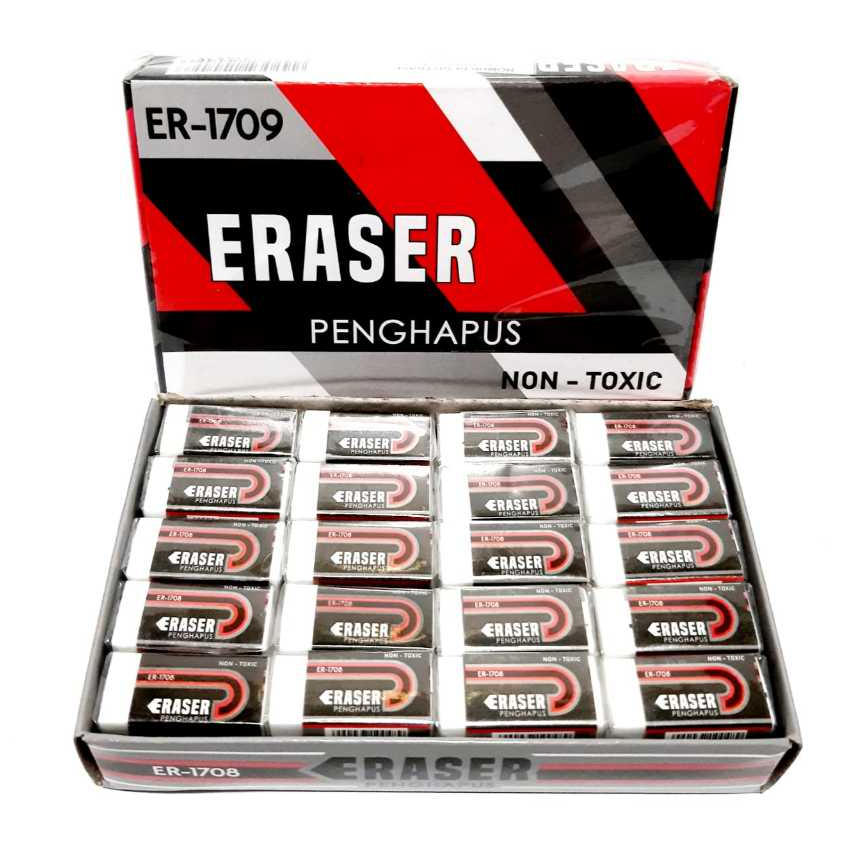 

Harga Grosir (per packs isi 40 pcs) Penghapus Pensil NAKAMI NK-40P (Putih)
