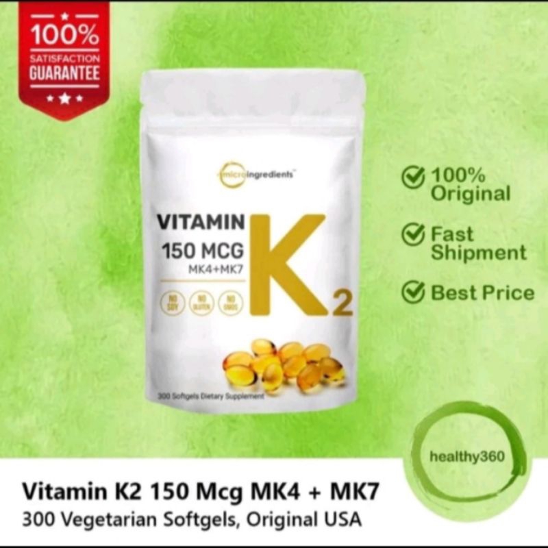 PROMOVITAMIN K2 MK7 300 SOFTGEL MICROINGREDIENTS USA