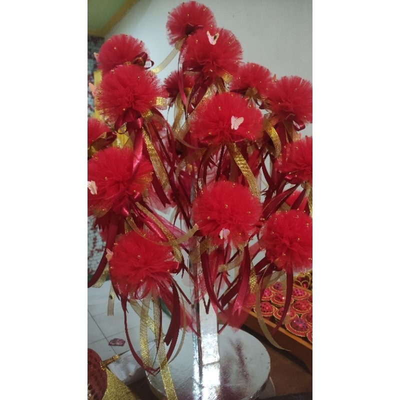 bunga telur/ pokok telur Pompom