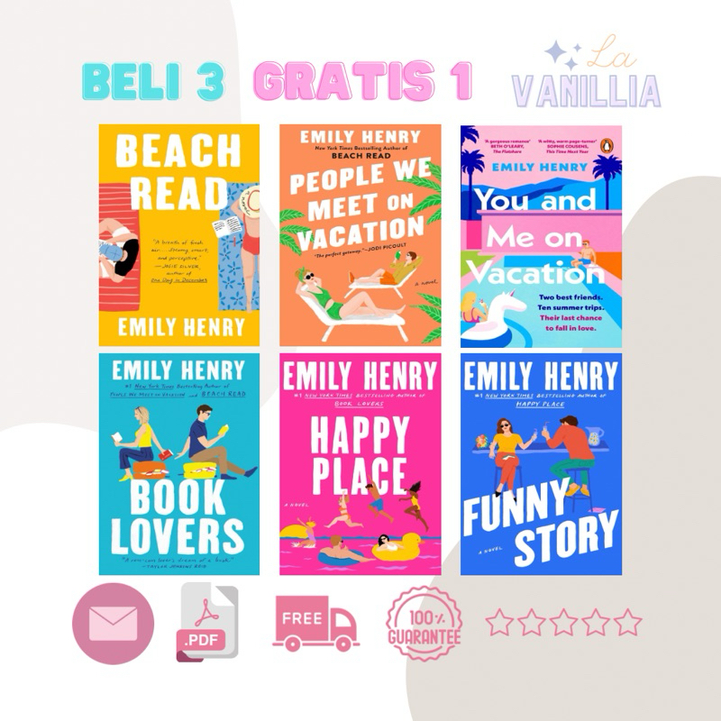 

Beach Read People We Met on Vacation You and Me Book Lovers Happy Place Funny Story by Emily Henry