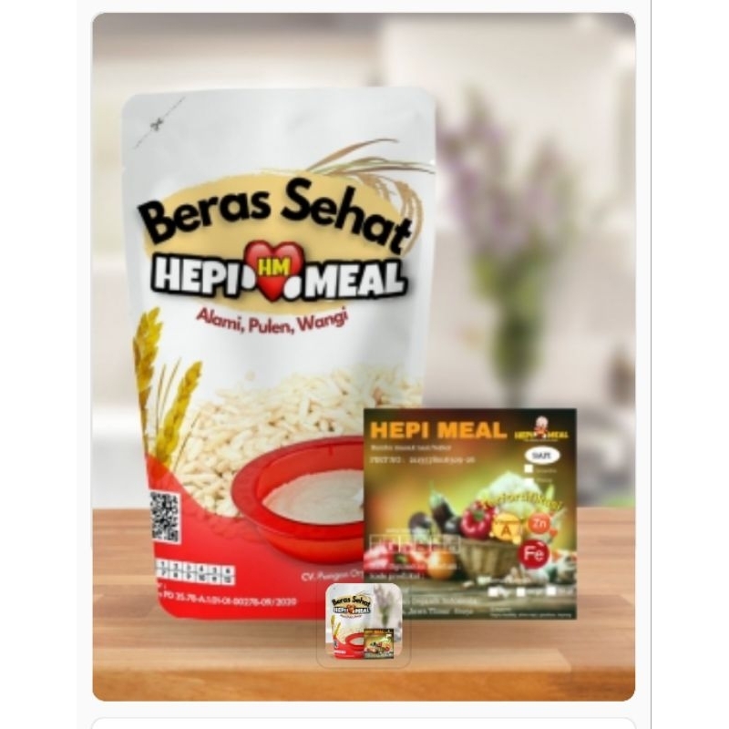 Hepi Meal LEVAPPETITE bahan bubur/tim-menambah nafsu makan Rasa SALMON

