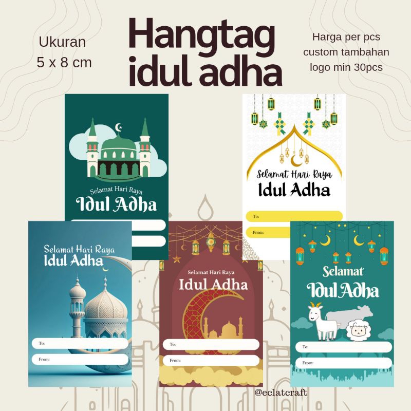 

Hangtag hampers idul adha