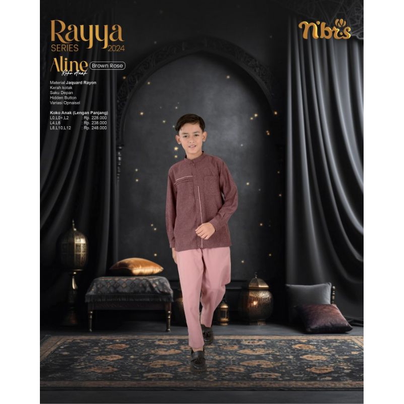 KOKO ANAK ALINE BROWN ROSE