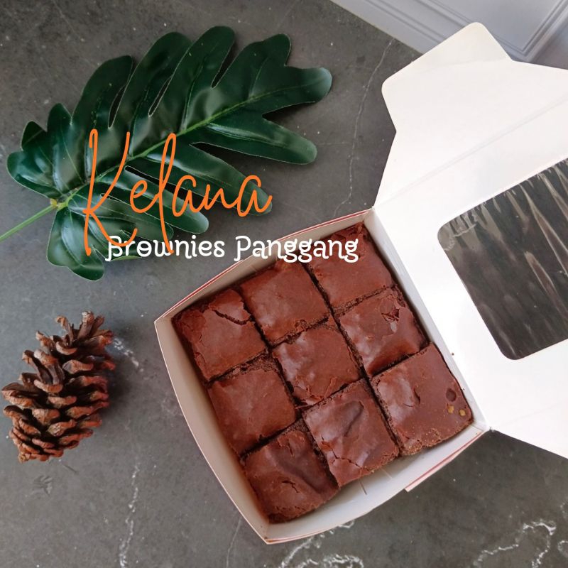 

Brownies Kelana - Bisa Kirim Luar Kota - Brownies Panggang Fudgy Original