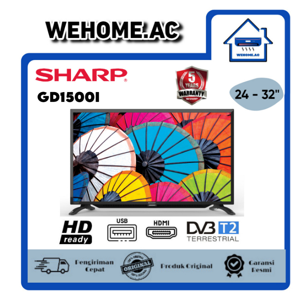 TV LED Sharp 24GD500I/HD1500 / 32GD5001I/HD1500 LED Sharp 24 Inch Sharp 32 Inch Digital TV Sharp