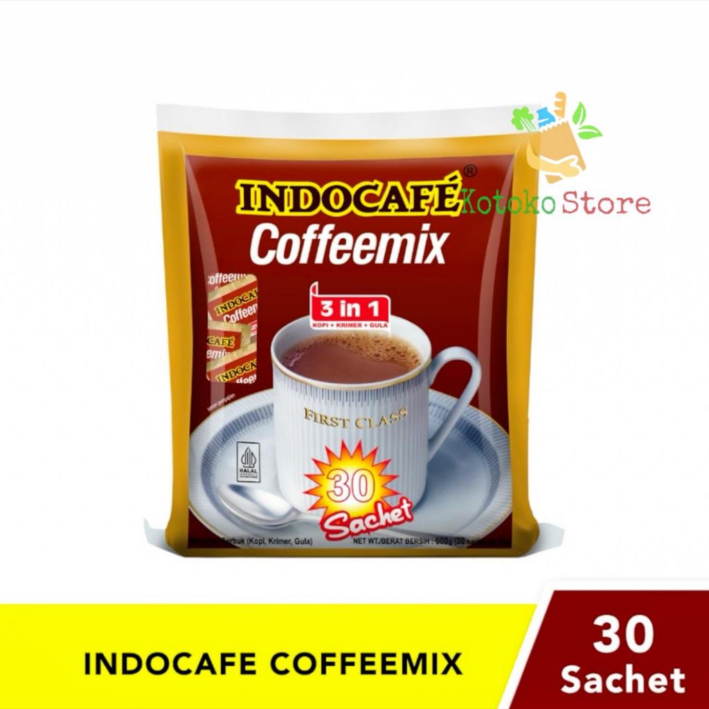 

Kopi Indocafe Coffeemix 3 in 1 / Kopi Indocafe Isi 30 Sachet