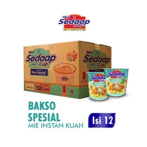 

Mie Sedaap Cup Baso 1 dus isi 12 Pcs