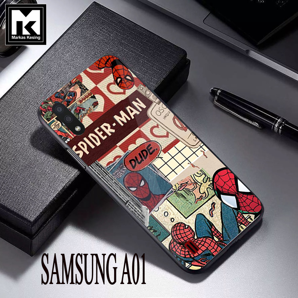 Case Samsung A01 - Casing Samsung A01 - ( SPIDERMAN ) - Case Hp - Casing Hp - Softcase Hp - Softcase