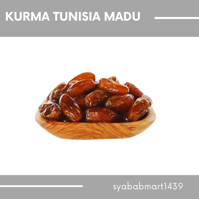 

Kurma Tunisia Madu 500 Gram / KurmaTuneese Bukan Palm Fruit / Buah Kurma / Kurma Palm Frutt / Kurma Tangkai