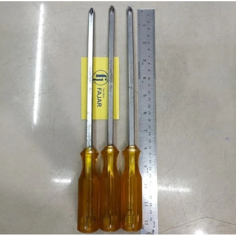 Obeng ketok getok hantam pukul besar bunga plus ( + ) 8 mm x 8 inch 20 cm Jupiter