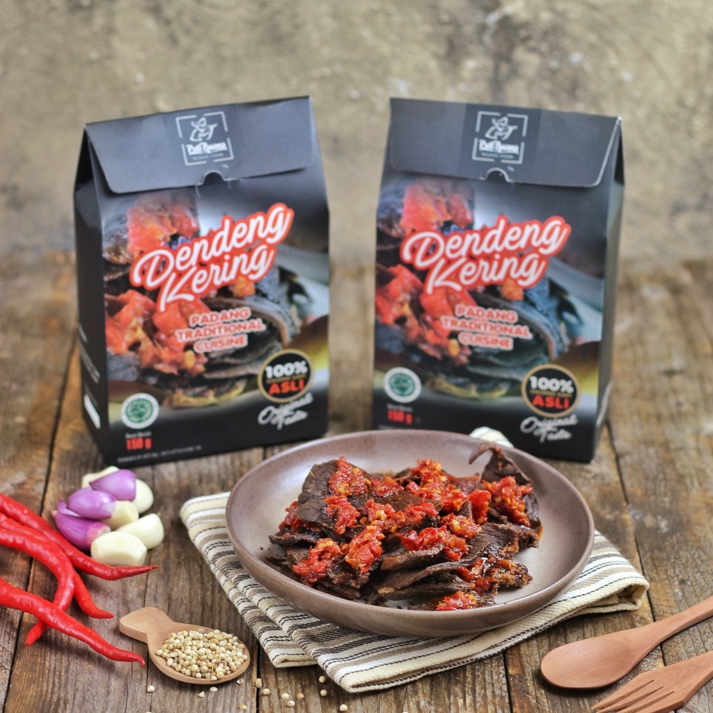

Dendeng Kering Kemasan 200 gram Original Khas Padang