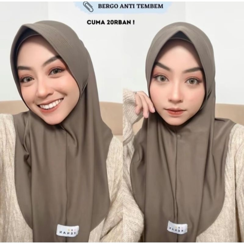 Althastore - Jilbab Kenan Uk M dzevana jilbab instan jilban bergo menutup dada jilbab jersey