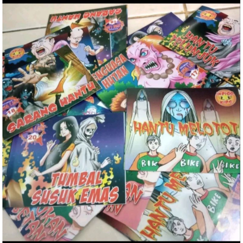 1 PAK KOMIK MINI/BUKU CERITA HOROR DAN MISTERI ISI 20