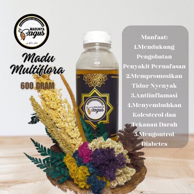 

MADU / MADU ASLI / MADU ALAMI / MADU TERLARIS / MADU MULTIFLORA / MADUNYA BAGUS UK 600 Gr