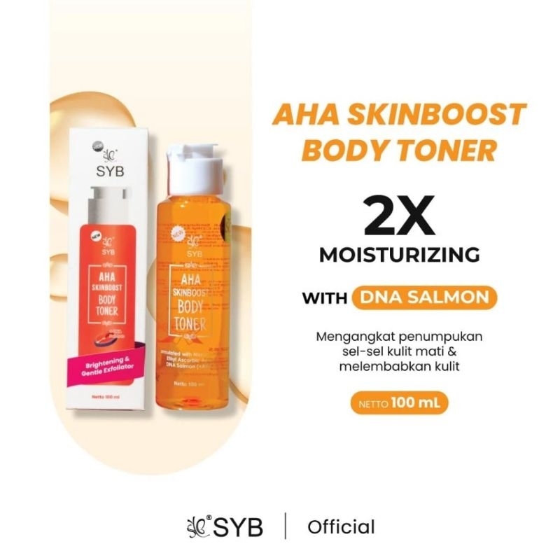 SYB Syb syb AHA SKINBOOST BODY TONER - AHA Skinboost Body Toner SYB - Toner Badan Viral - Toner Bada