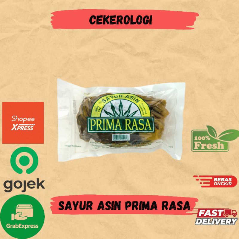 

Sayur Asin Prima 1pack / Sayur Asin Prima / Sayur Asin / Sayuran / Sayur