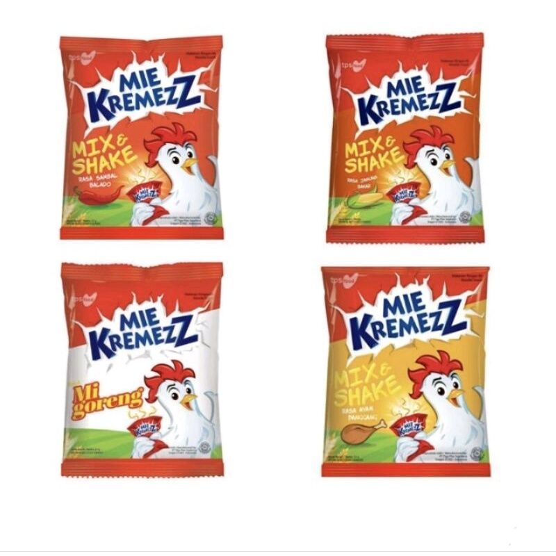 

10pcs MIE KREMEZ | Snack Mie Kremez|snack anak | mie kering netto 18gram