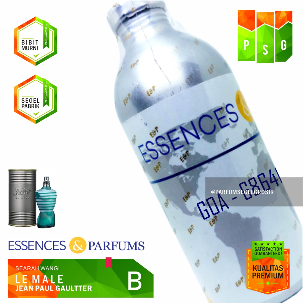 GOA | Grade B | Searah Wangi Jpg Le Male | Essences | 500gr Segel
