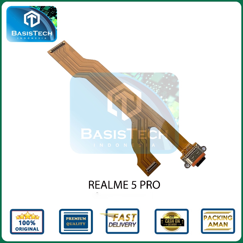 FLEXIBLE KONEKTOR CAS CHARGER REALME 5 PRO ORIGINAL QUALITY