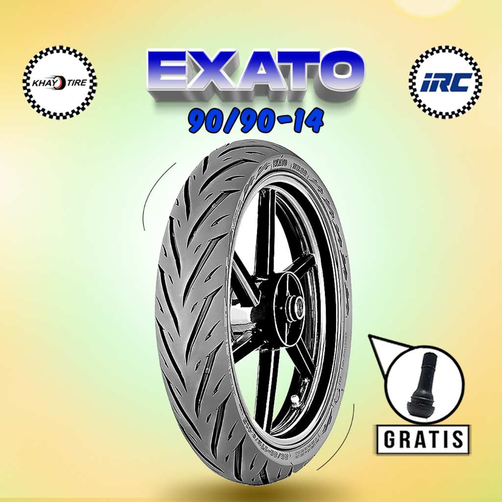 Promo Ban Motor Matic IRC EXATO 90/90 Ring 14 Tubeless