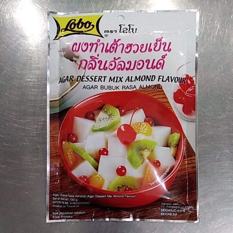 

LOBO AGAR DESSERT BUBUK RASA ALMOND 130 GR