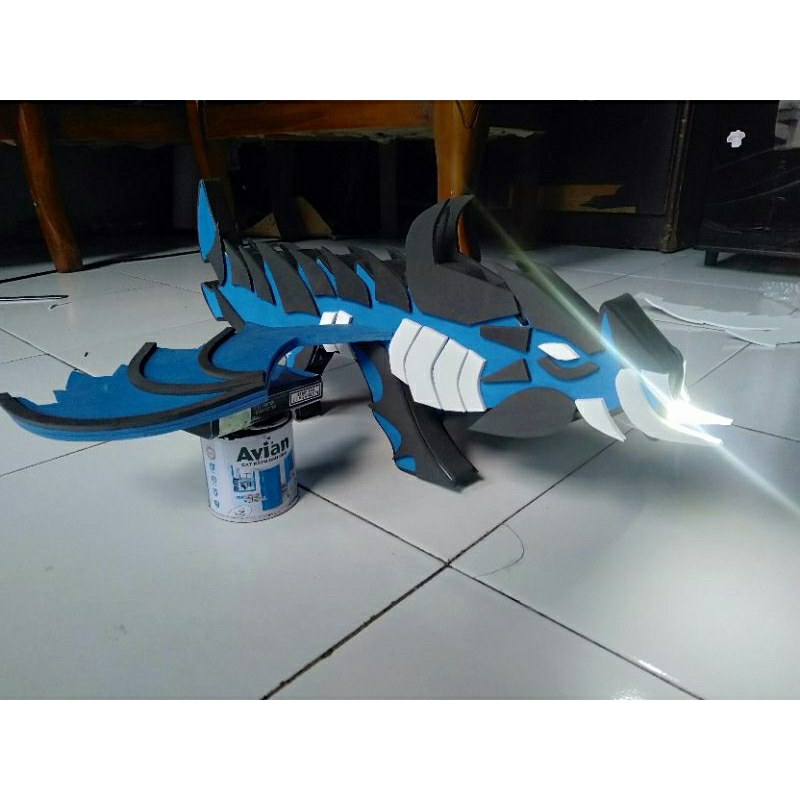 Senjata Mainan Skin ff AK DRACO