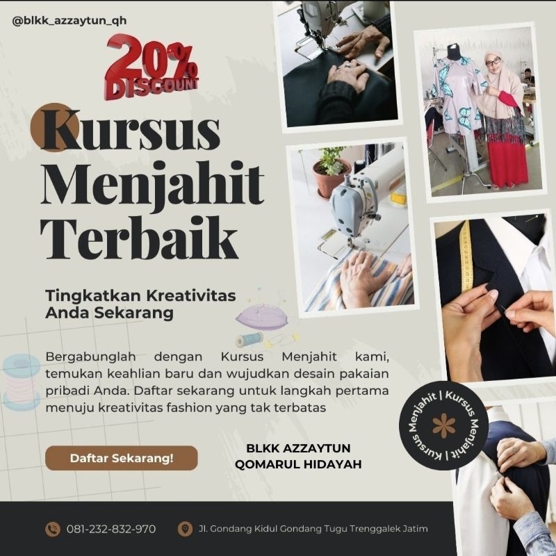 Kursus Menjahit