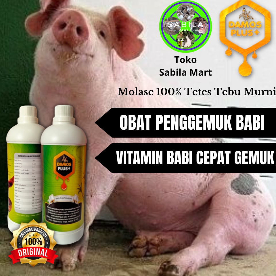 ART R29G Damos Plus obat penggemuk babi  Obat cacing babi Suplemen penggemuk babi obat vitamin untuk