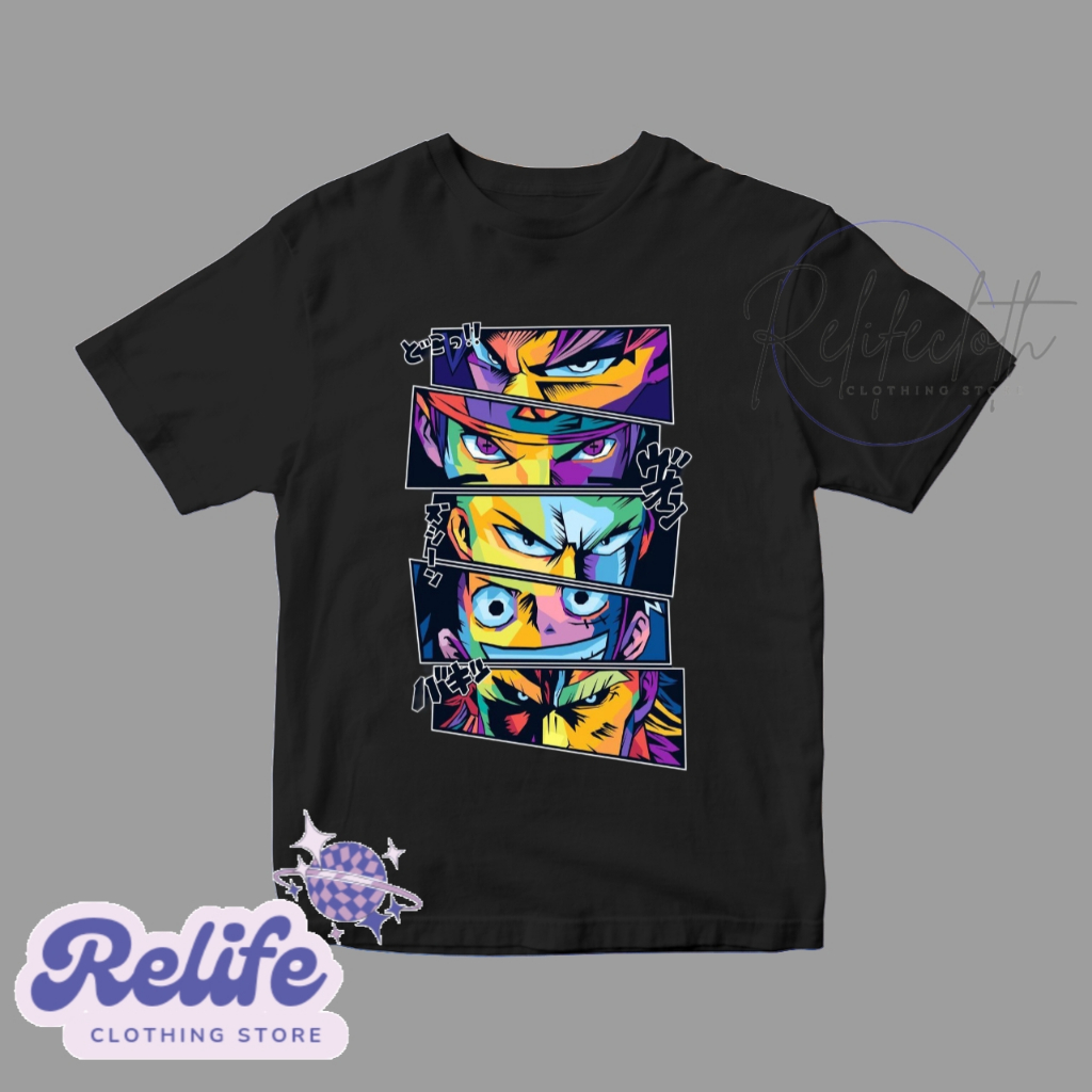 BAJU KAOS ANAK LAKI LAKI / ANAK PEREMPUAN ALL HERO UNIVERSE GOKU NARUTO SAITAMA LUFFY ALLMIGHTY