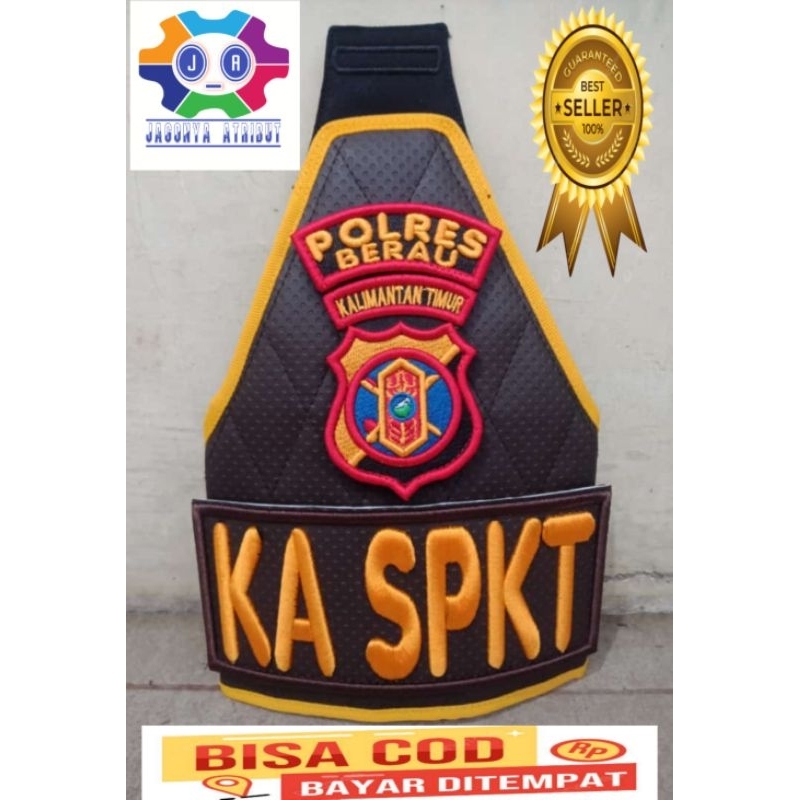 Banlengan kspkt/ban lengan Bm/ban lengab kspkt/banlengan kulit custom/banlengan bhabinkamtibmas terb
