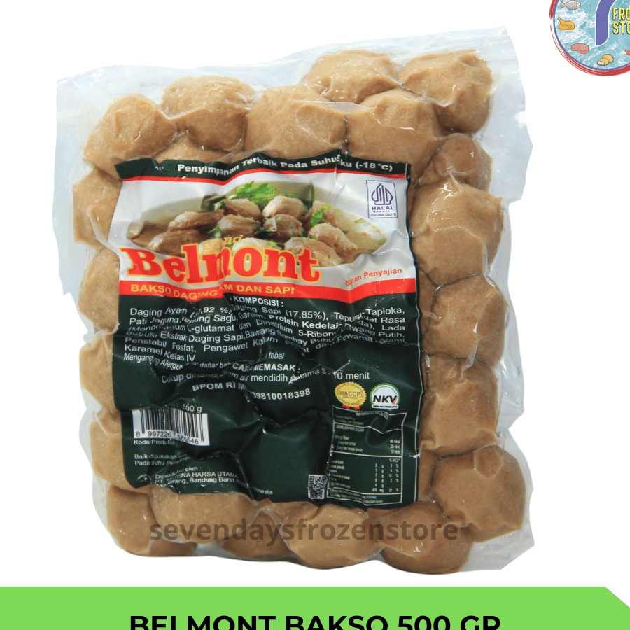 

PROMO SALE Bakso Sapi Belmont isi 5 kemasan 5 gr