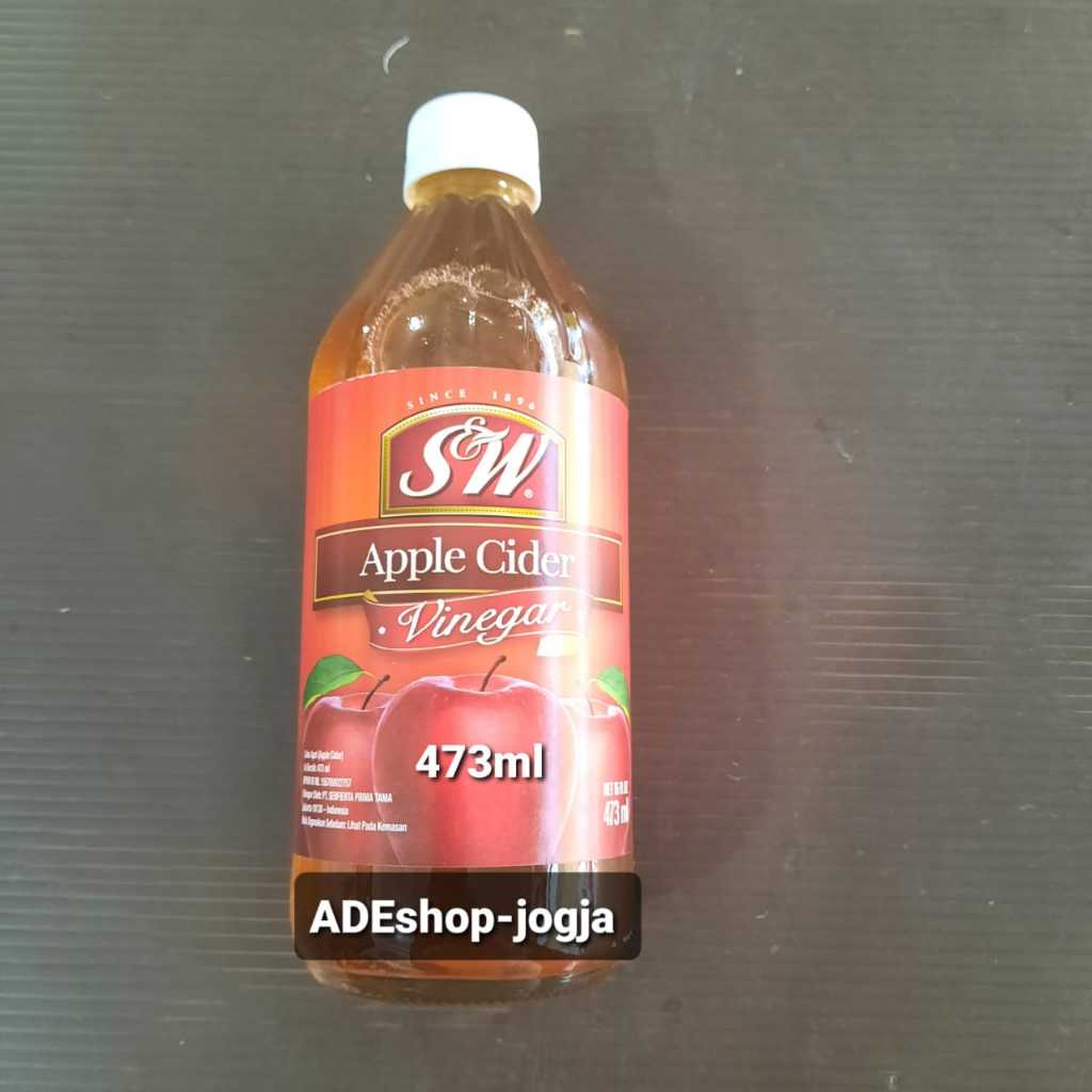 

SW Apple Cider Vinegar cuka apel s&w 473 ml botol