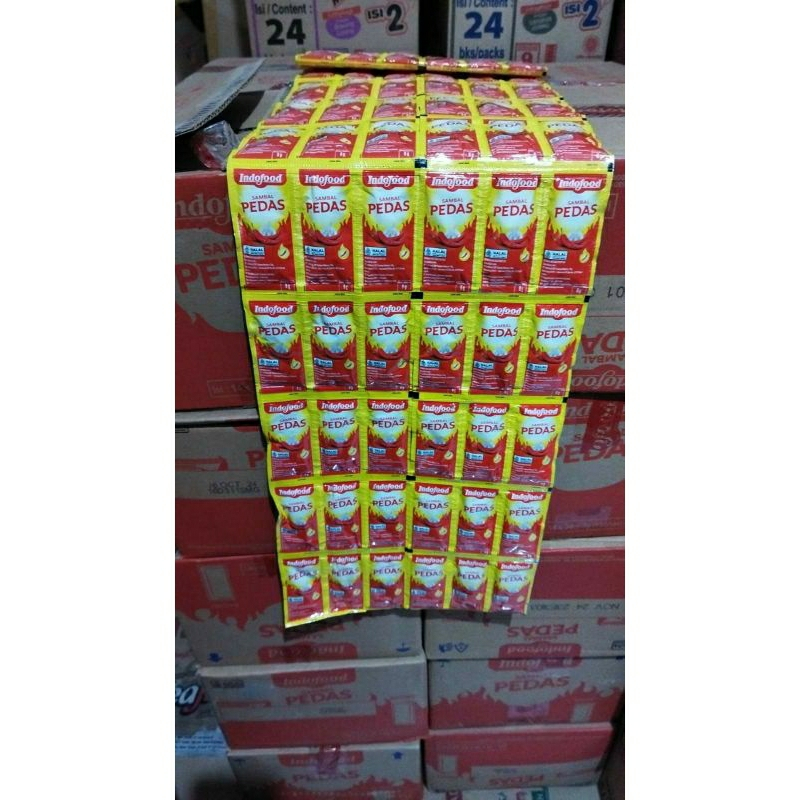 

Saos Sachet Pedas Indofood (1 rtg isi 36 pcs)