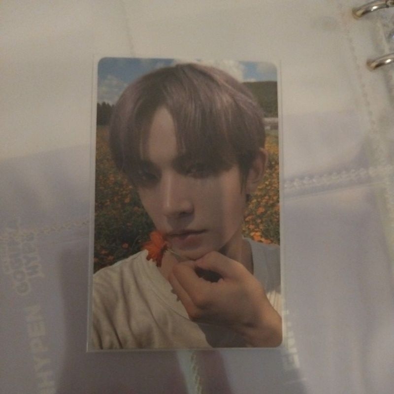 Enhypen Official photocard darkblood dimension dilemma JUNGWON HOODIE READY STOCK  kartu kpop