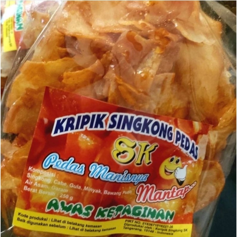 

Keripik Singkong Balado SK