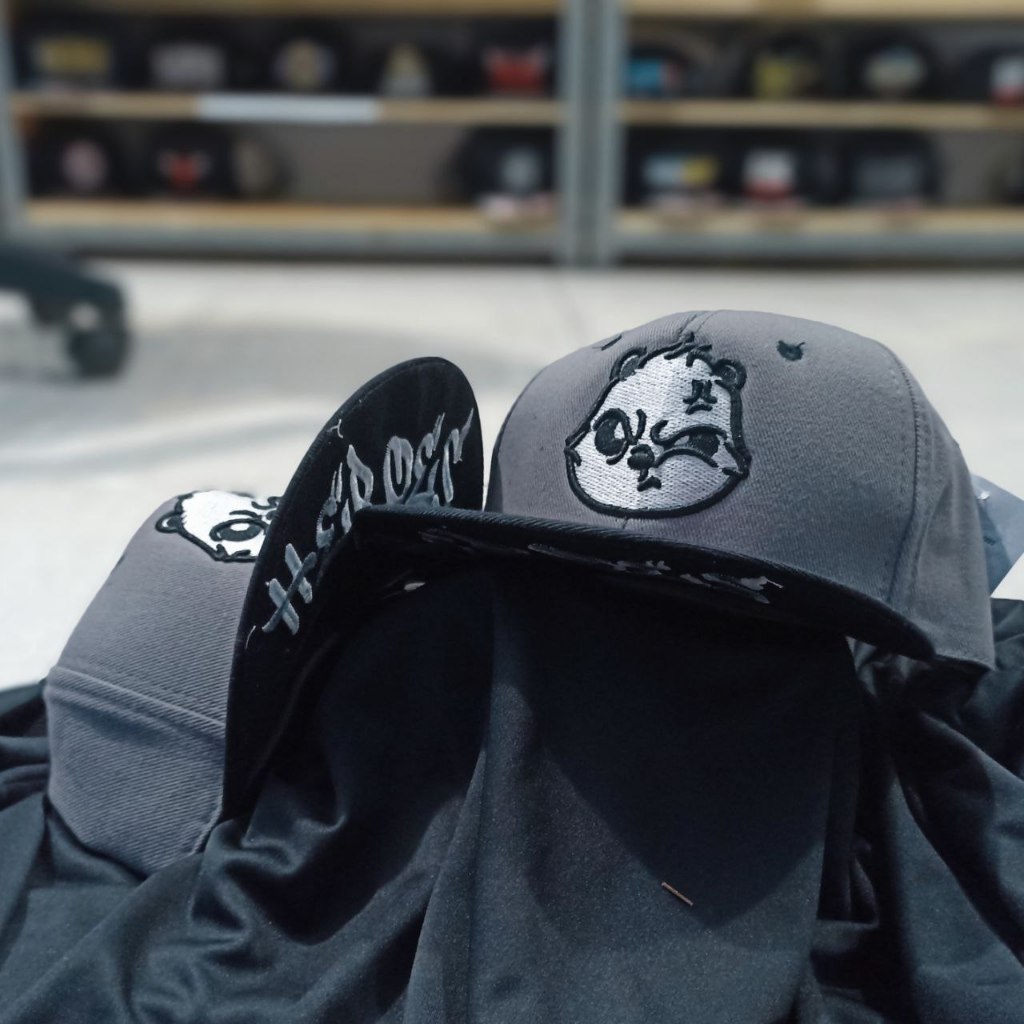 Topi Panda ABU/ 231/ Topi Snapback Zero Heroes/  Topi Panda/ Topi Snapbacak Murah