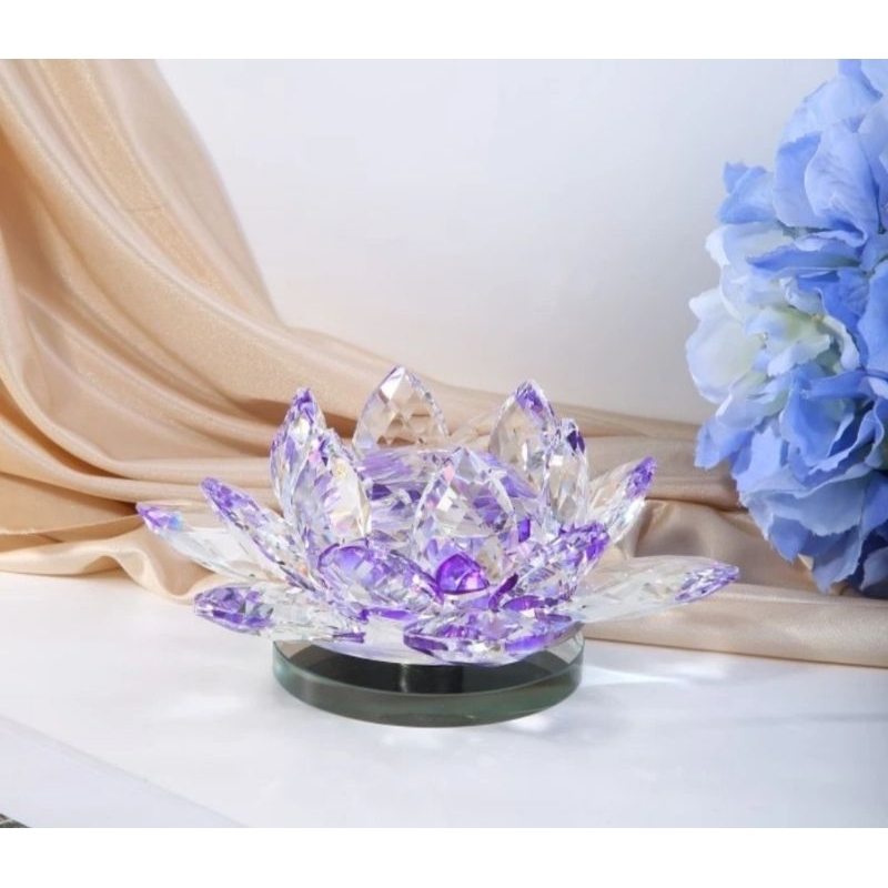 Pajangan Lotus kristal Capodimonte/LH 60z